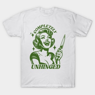 Completely Unhinged Retro Unhinged Girl T-Shirt